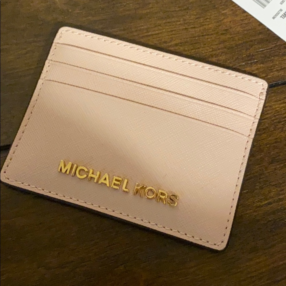 Michael Kors Pink Card Holder